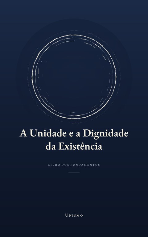 Capa do livro: muitos traços claros formam um círculo sobre fundo azul-noite